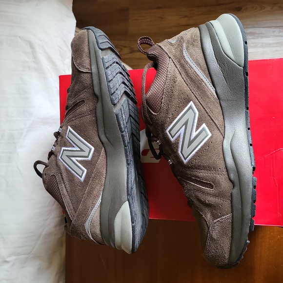 NWOT New Balance 9.5 men's brown suede 608's - Picture 5 of 9